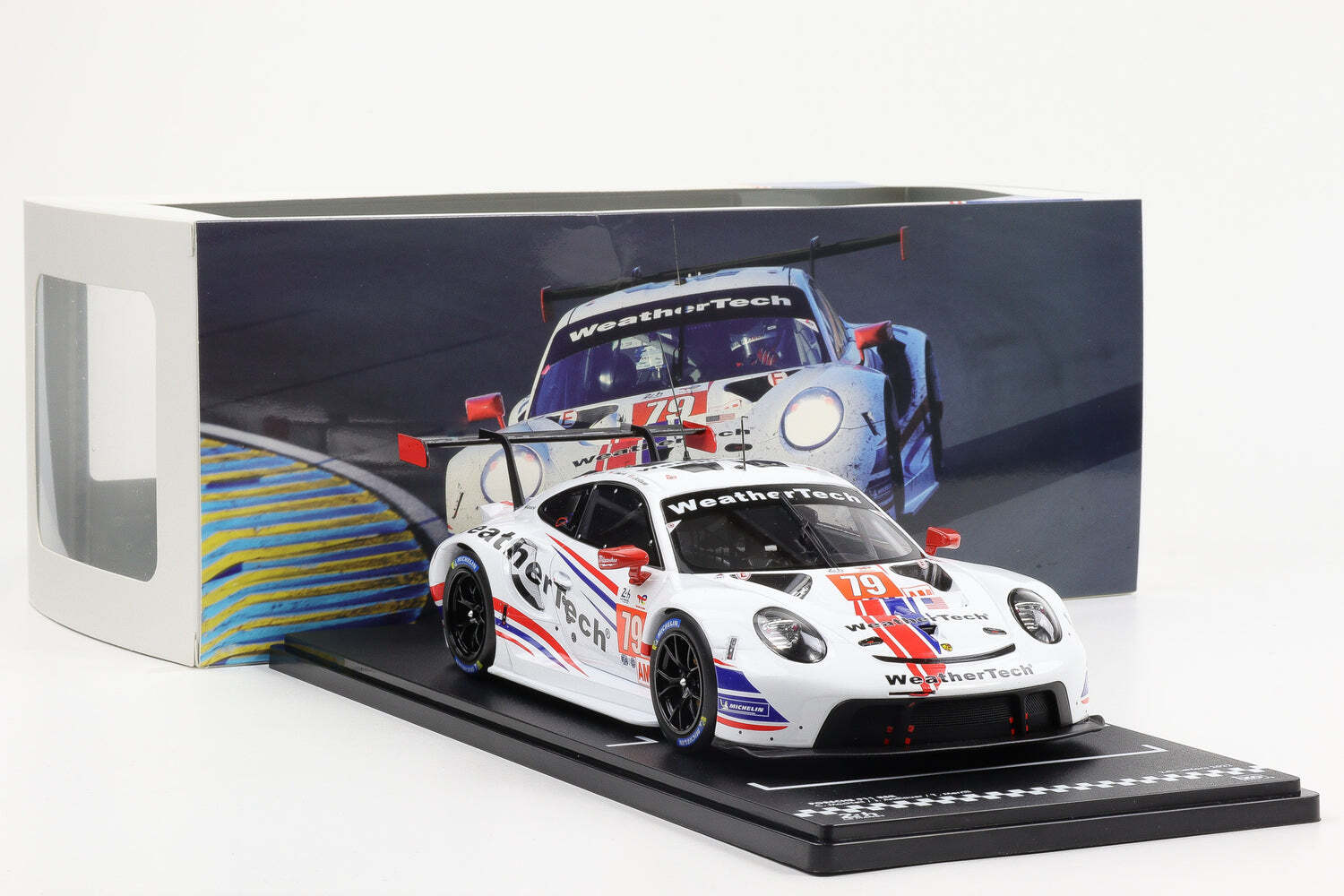 1:18 Porsche 911 RSR-19 #79 2nd LMGTE-Am 24H LeMans 2022 WeatherTech IXO