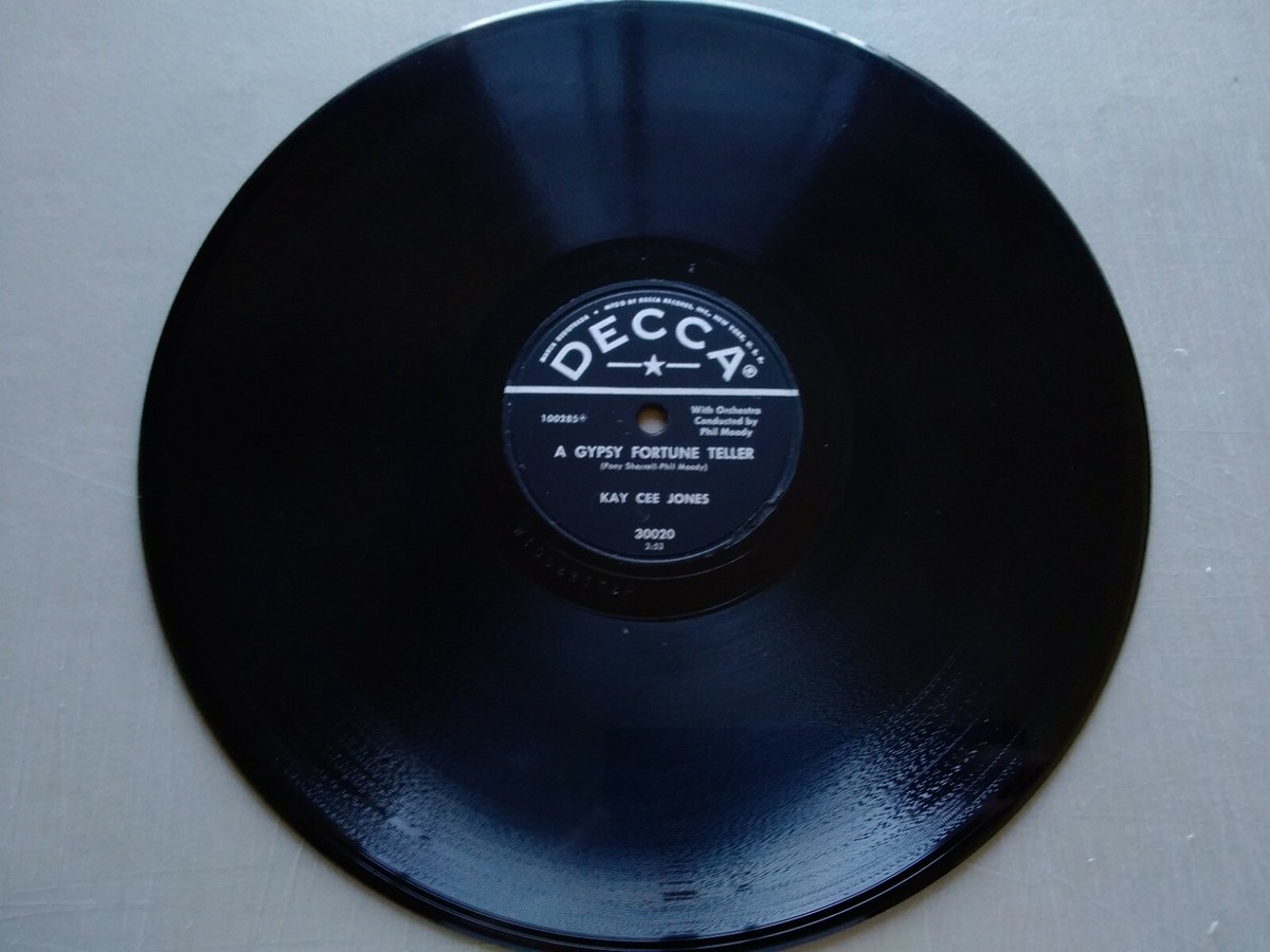 Kay Cee Jones 78rpm Single 10-inch Decca Records #30020 A