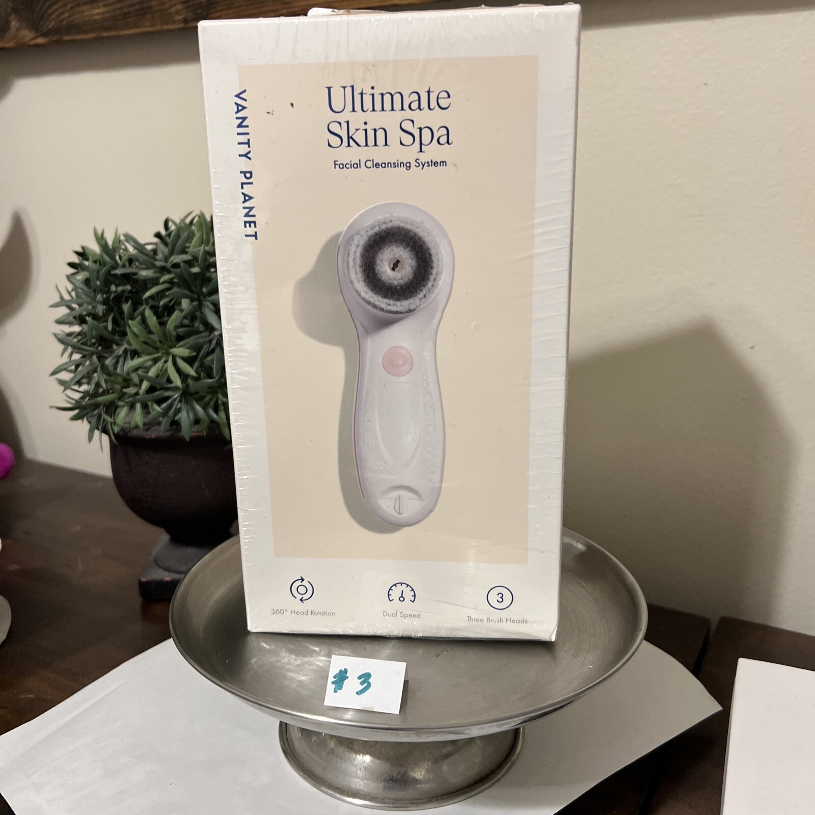 Vanity Planet Ultimate Skin Spa 3 Brush Facial Cleansing Sys