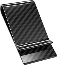 Carbon Fiber Money Clip Front Pocket Wallet Minimalist Wallet Slim Wallet Credit