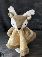 Levtex Baby Brown Deer Lovey Reindeer Security Blanket Stuffed Animal Toy