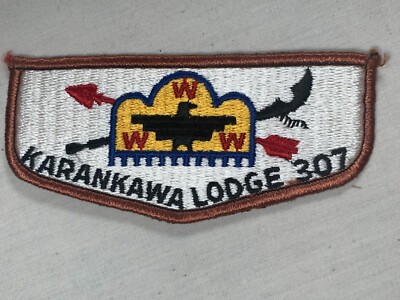 Karankawa OA Lodge 307 cb S17 Flap Boy Scout Patch