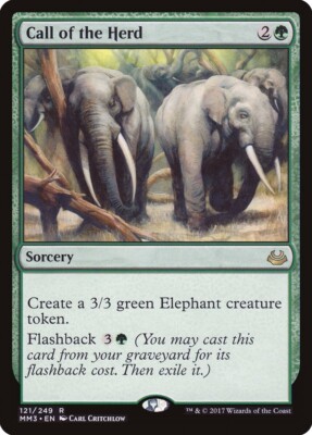 + Call of the Herd near mint englisch Modern Masters Rare Magic the Gathering +