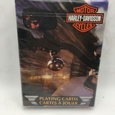 Harley Davidson Motor Cycles Playing Cards 725-R-C USA 2002 Poker New Sealed