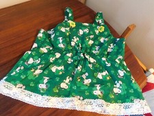 Handmade St. Patrick's Day Girl Shirt Snoopy
