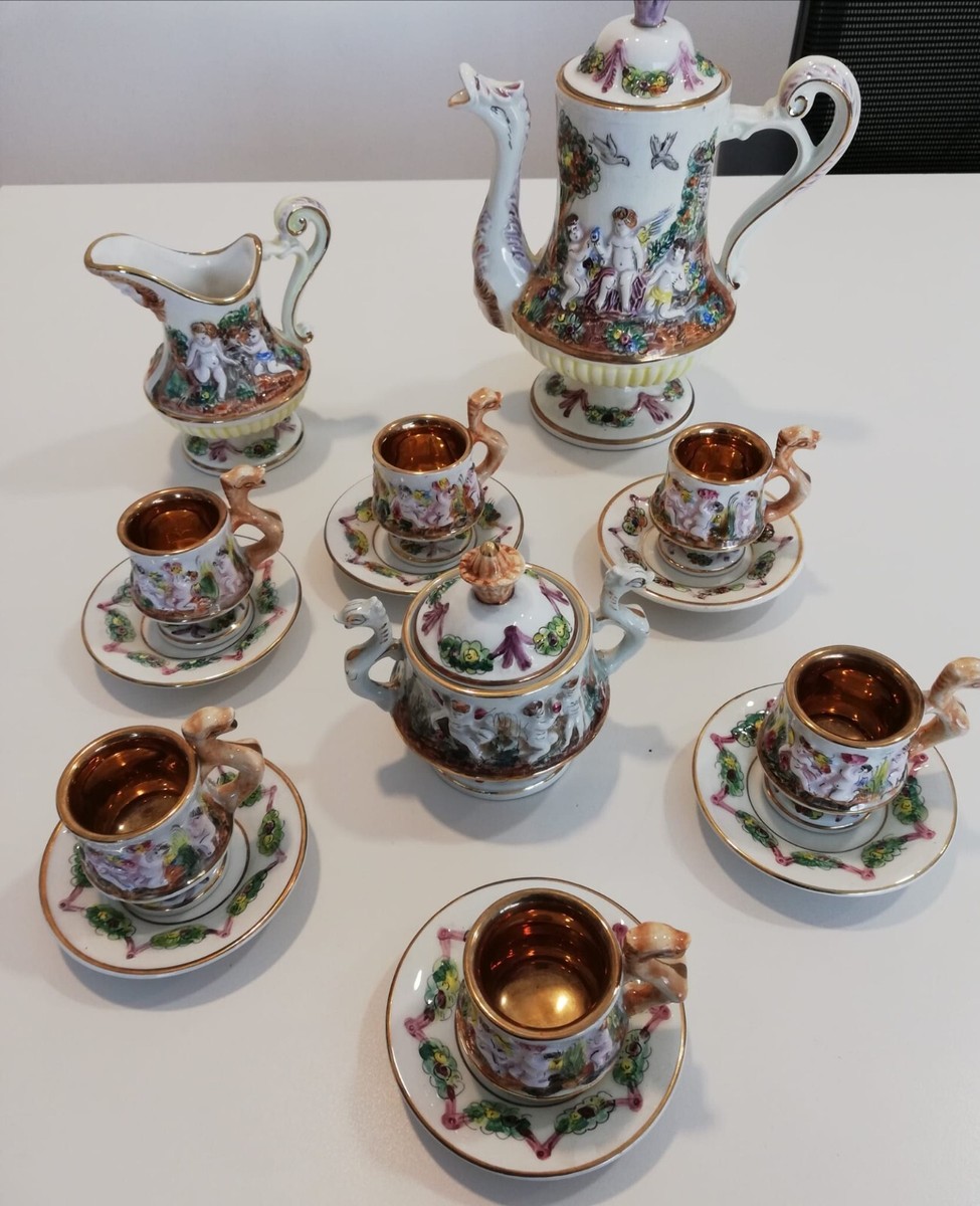 Set di 6 tazzine da caffè espresso e piattini in gres porcellanato Demitasse di Foodesign Italy - 12 pezzi - Italia