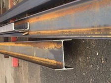 rsj steel I beam any size any length , welded , painted and drilled