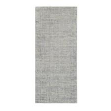2'6" x 6' HandLoomed Gray Fine Jacquard Modern Wool and Silk Runner Rug R62849