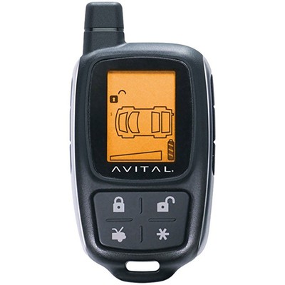 Avital 7345L 2-Way Paging 4-Button LCD Replacement Remote for