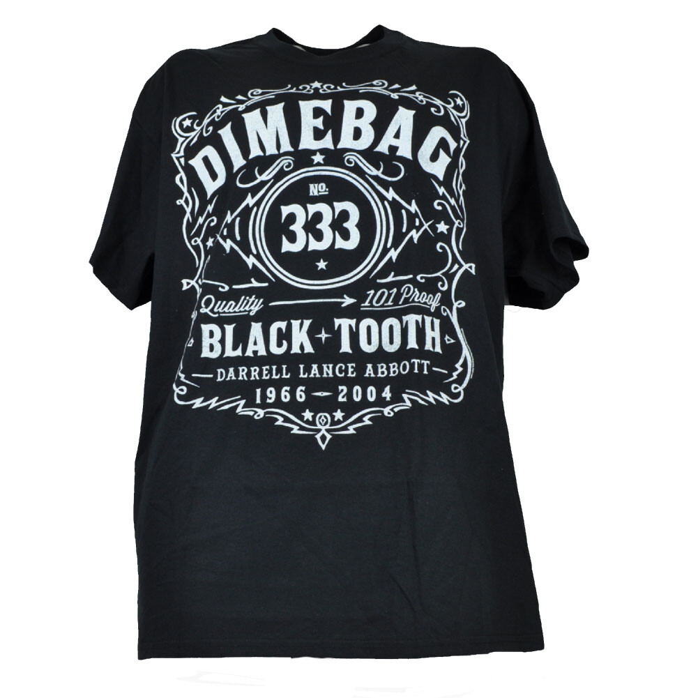 Dime Bag 333 Black Tooth Mens Tshirt Tee Short Sleeve Crew Neck