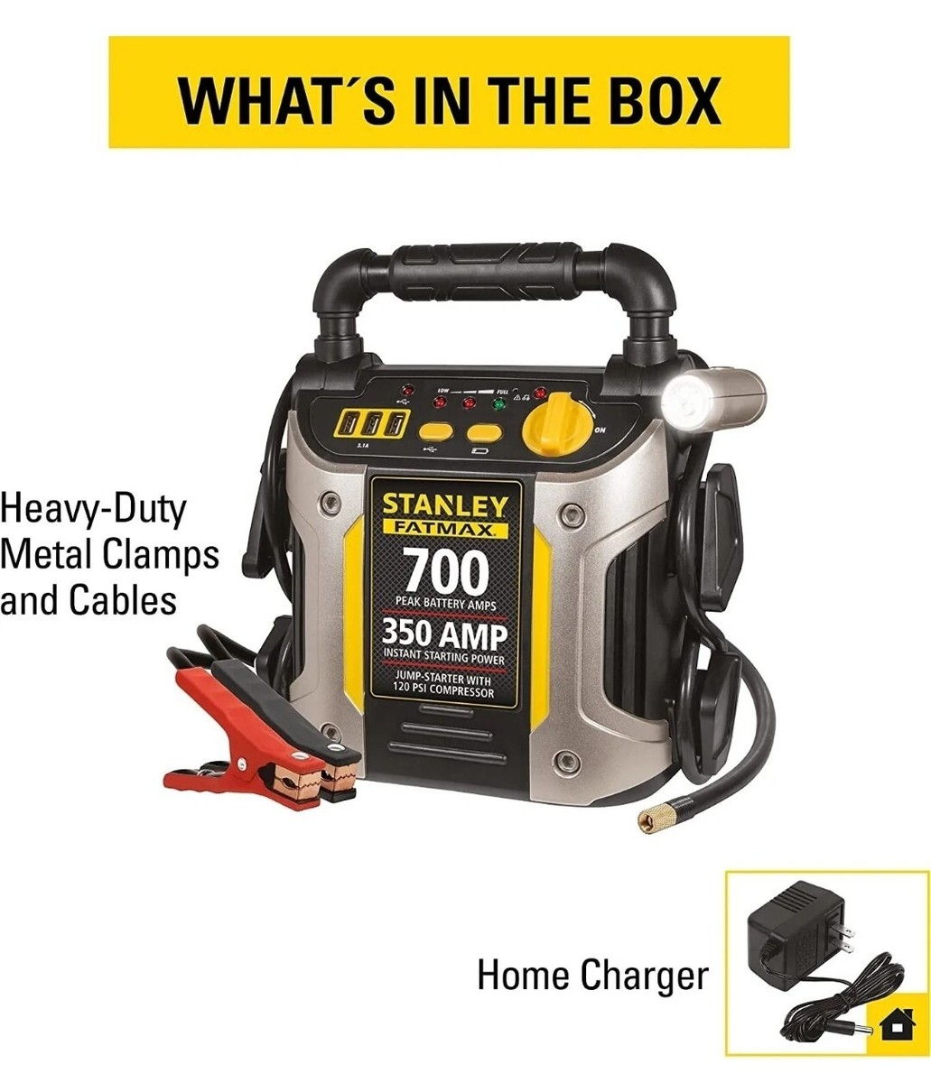 STANLEY FATMAX J7CS Portable Power Station Jump Starter 700 Peak
