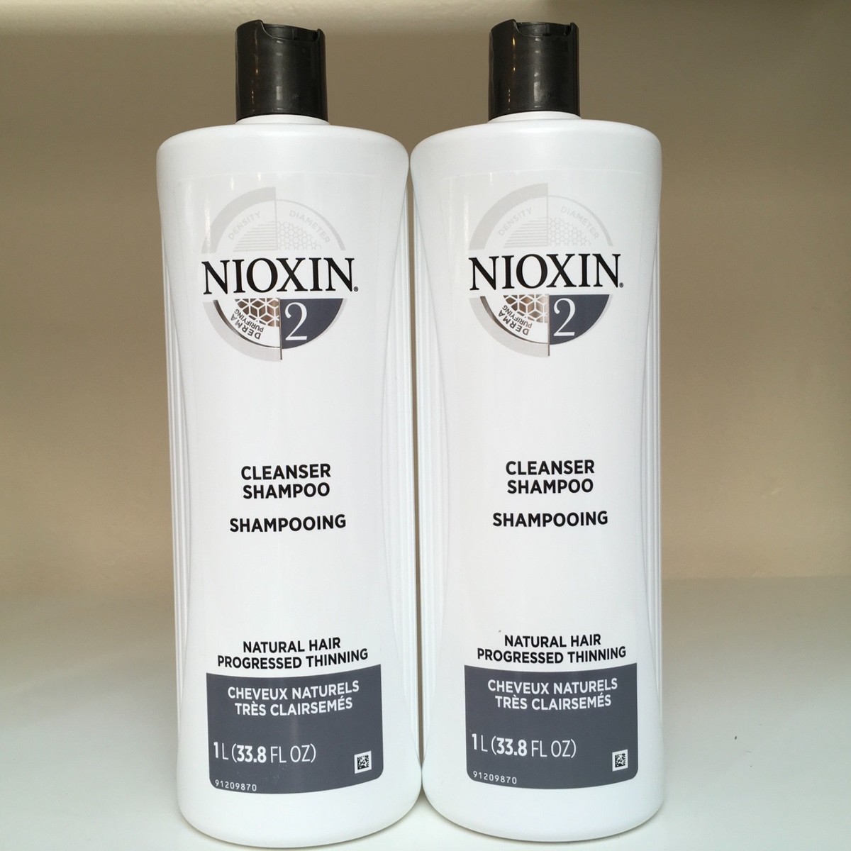 Nioxin Pro Clinical 2 Scalp + Hair Shampoo Set of 2 33.8 oz