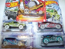 Hot Wheels 2023 Holiday Rods Complete Set of 5-Lancer/Subaru/Cooper/New Year HTF