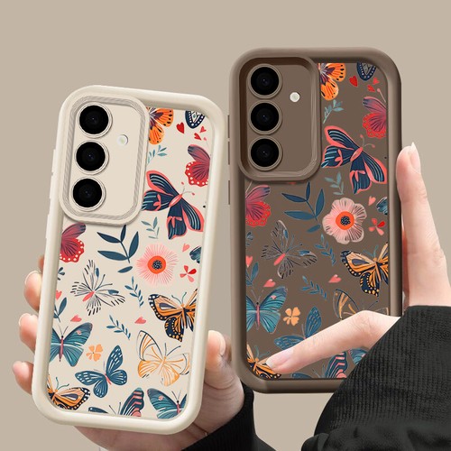 Case For Samsung A16 A06 A25 A26 A35 A54 S25 Ultra Flowers Butterfly Soft Cover - Picture 3 of 20