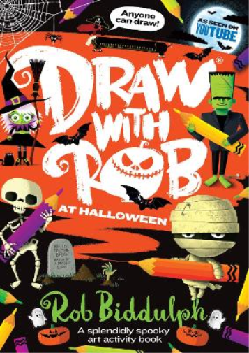 Rob Biddulph Draw With Rob at Halloween (Tascabile)
