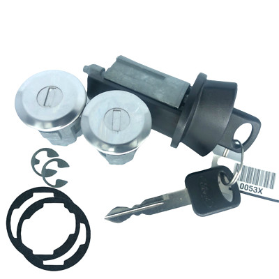 Ford E Series Van Ignition & Two Door Lock Cylinder Tumbler Barrel Set 2 Keys