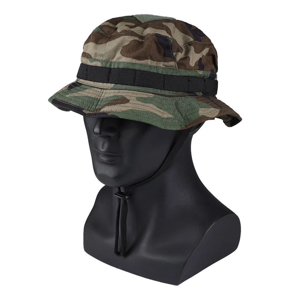 Emersognear Short Brim Summer Tactical Boonie Hat Combat Sports Cap Headwear - Image 2 of 4