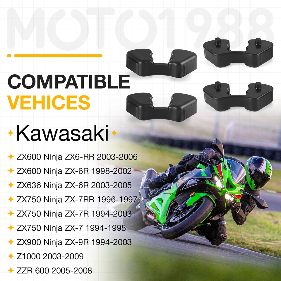 Amortiguador amortiguador goma buje trasero 92160-1485 para Kawasaki Ninja ZX9R ZX7R ZX6R Foto 2 de 4