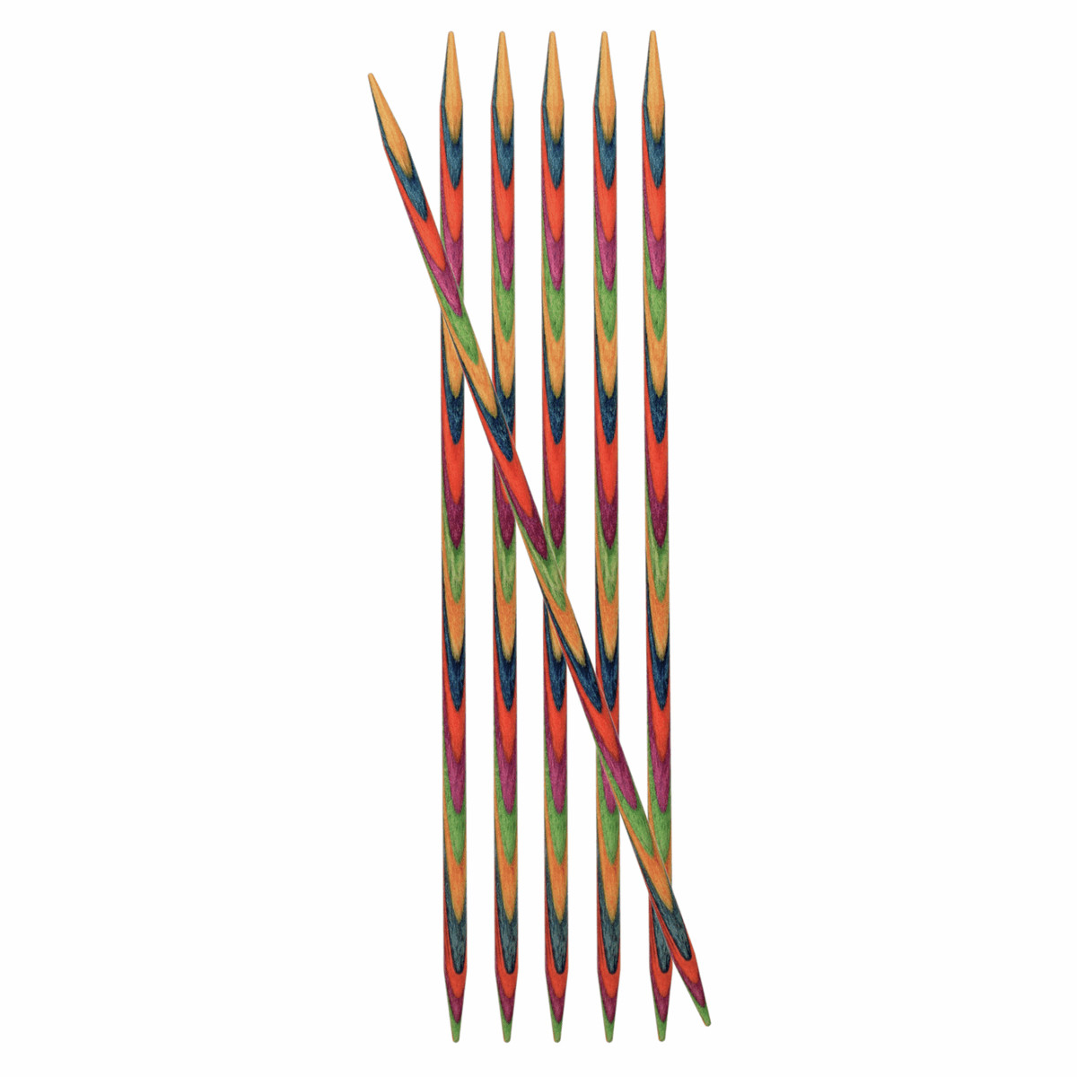 KnitPro Symfonie: Knitting Pins: Double-Ended: Set of 6: 10cm x 3.25mm