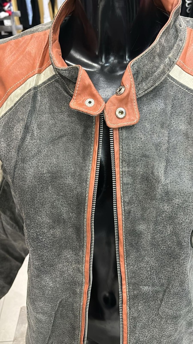 Tom Tailor Leather Jacket Used Women Size XL Gray LLD173 | eBay Tom Tailor Leather Jacket Used Women Size XL Gray LLD173 | eBay