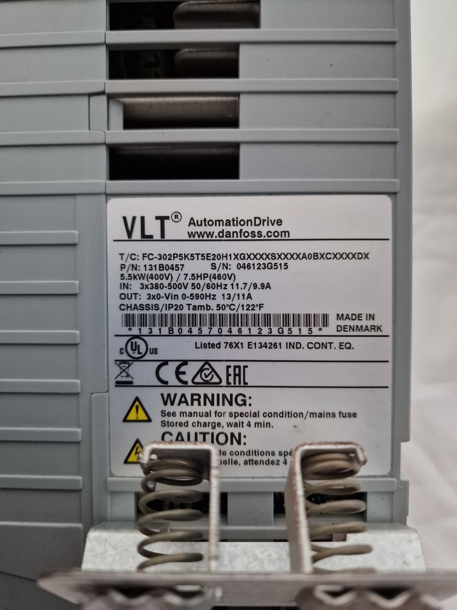 Danfoss VLT Automation Drive FC 302 5.5 KW/7.5 HP, 380 - 500 VAC