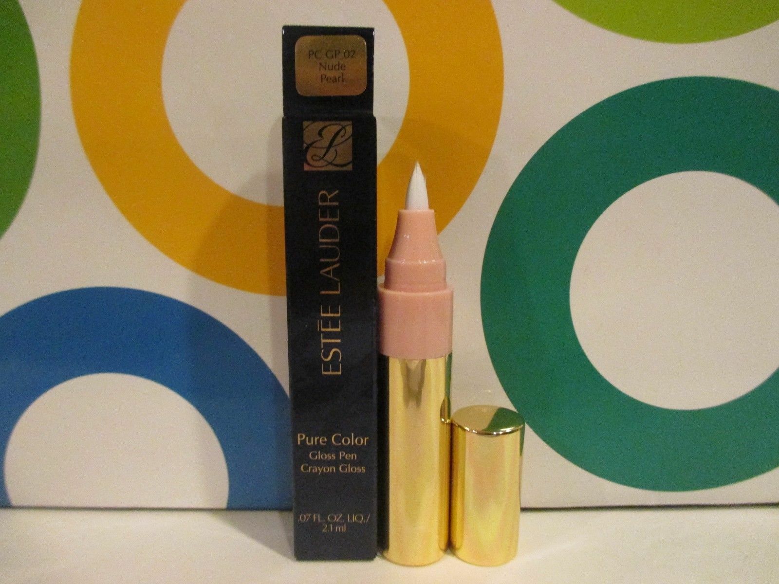 ESTEE LAUDER  ~ PURE COLOR GLOSS PEN ~ NUDE PEARL ~ .07 OZ BOXED