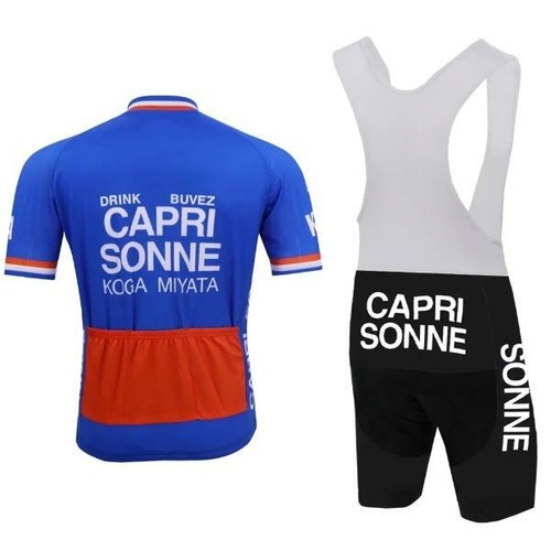 Retro Capri Sonne Cycling Jersey Bib Short Bicycle Jersey Cycling Strap Shorts - Picture 2 of 7