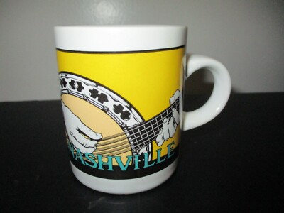 Nashville Souvenir Espresso Cup-1980s New 'Old Stock'