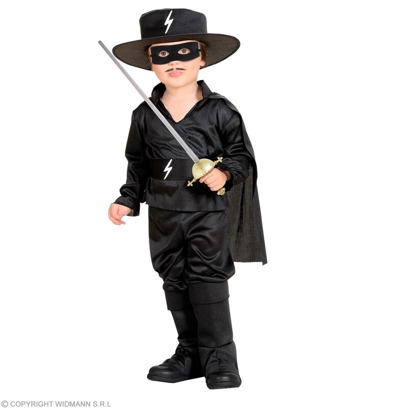 COSTUME BANDITO MASCHERATO 2/3 ANNI
