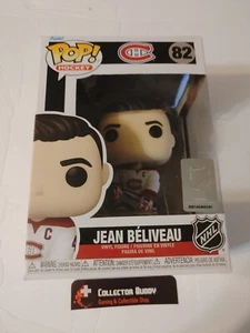 Funko Pop! Hockey 82 Jean Beliveau Montreal Canadiens Away White NHL Pop