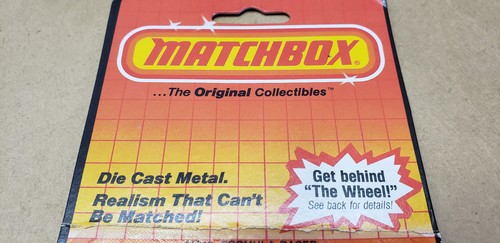 VINTAGE MATCHBOX MB16 FORMULA RACER CAR 1984 CARD 1983 - Picture 4 of 4