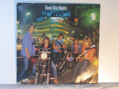 The Teens Rock City Nights AUSTRIAN PRESSING Hansa Vinyl LP
