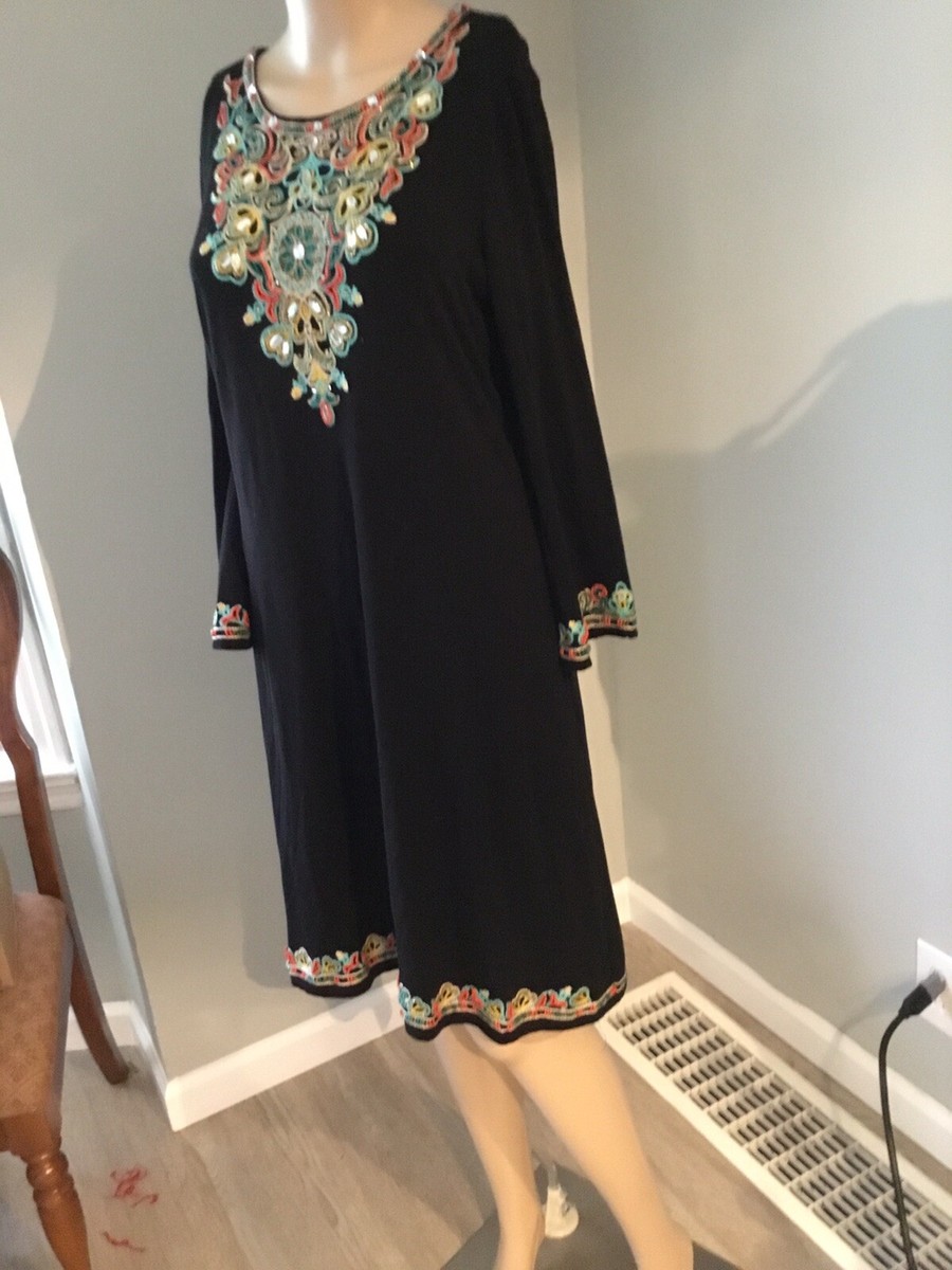 inc embroidered dress Lills Ivory Noir Dotted Embroidery Dress – Tapestry Inc main image 0