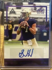 SAM HUARD 2021 Leaf Memories 1991 Prurple ARC Rookie Auto USC