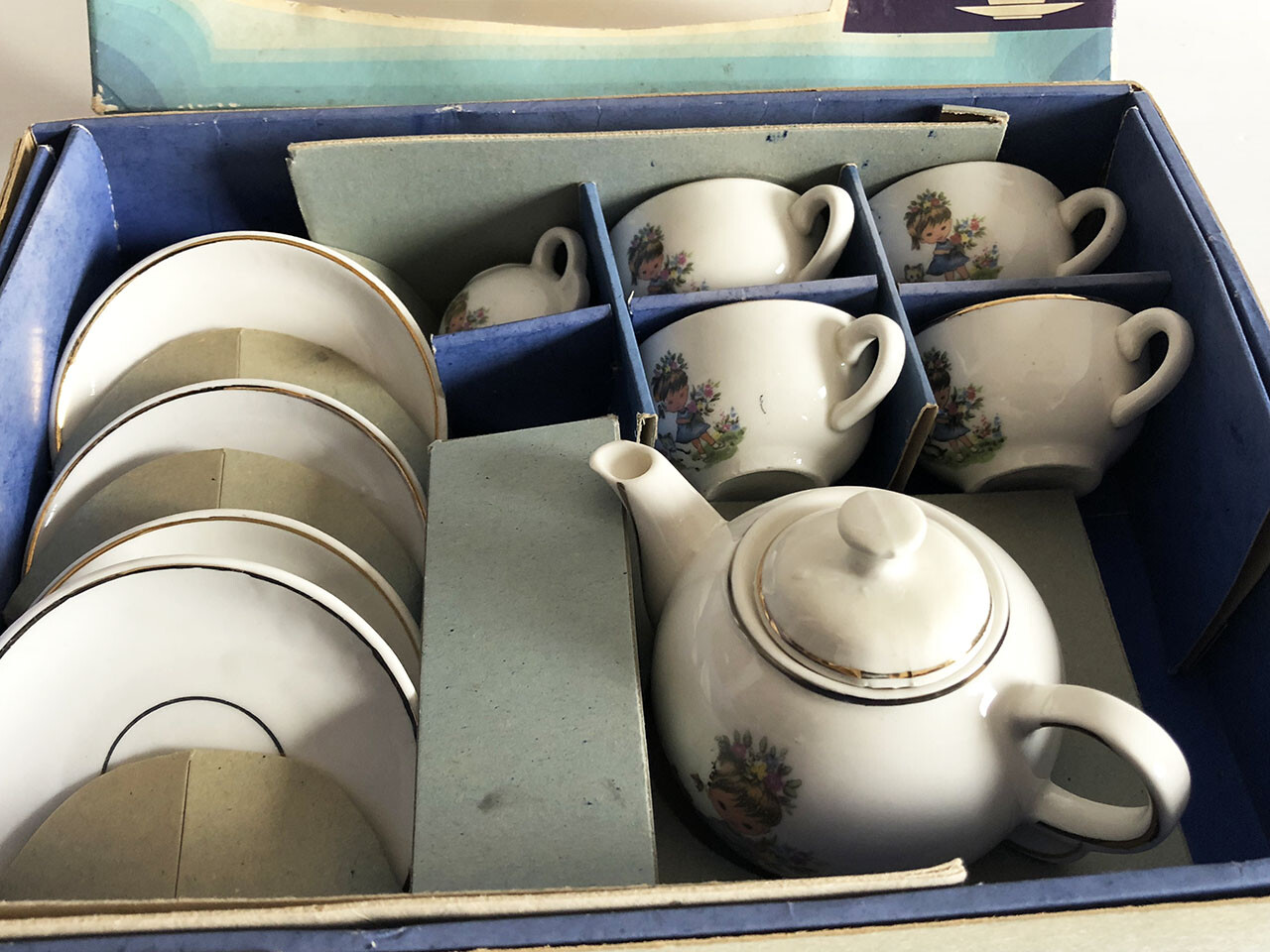 Dînette Vintage PICNIC SET Junior Miss - Années 60 - Boîte D'origine