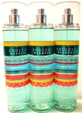 Bath Body Works ENDLESS WEEKEND Fine Fragrance Mist, 8 fl. oz/236 mL, NEW x 3