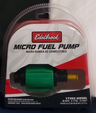 Edelbrock Universal Diesel 12v Micro Electric Fuel Pump 38 Gph 144 Lph 17302