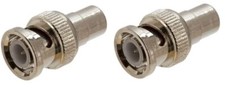 BNC Male-RCA Female Adapter 2 Pack