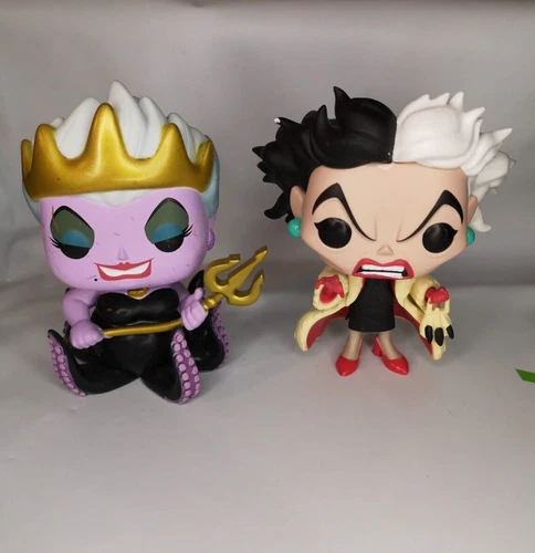 Funko POP! Disney Ursula With Cruella De Vil Hot Topic Exclusive AS IS