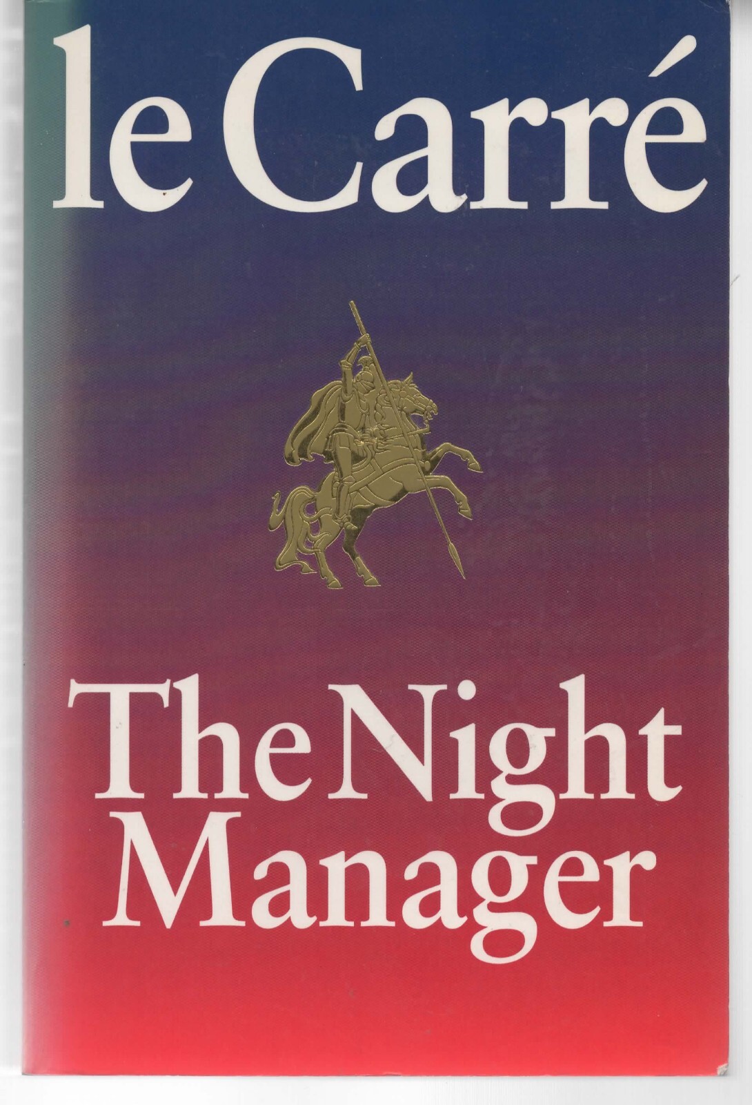 John le Carre: The Night Manager 1st ed 1st print ""airport"" paperback  like new