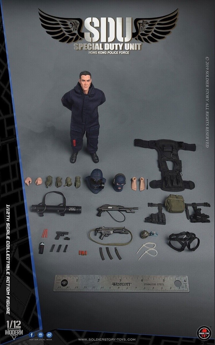 1/12 香港 SDU(特別任務連) アサルトチーム Soldier Story SSM-002 HK SDU Assault Team 1/12 Action Figure