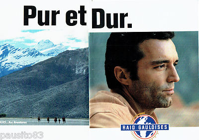 ADVERTISEMENT ADVERTISING 066 1991 Raid Gauloises (2p) Arc Aventures Africantours
