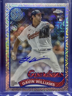 Gavin Williams Rookie Auto /199 2024 Series 1 T89C-42 Silver Pack 