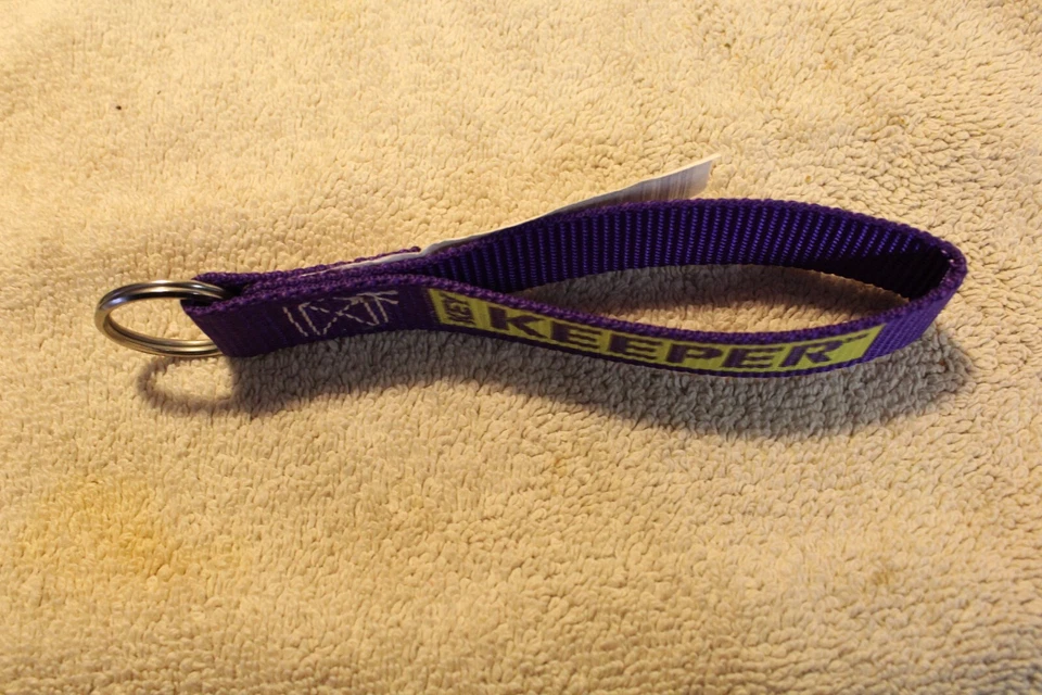 KEY KEEPER KEY RING WRIST/BELT PURPLE MADE IN USA - Image 3 of 3