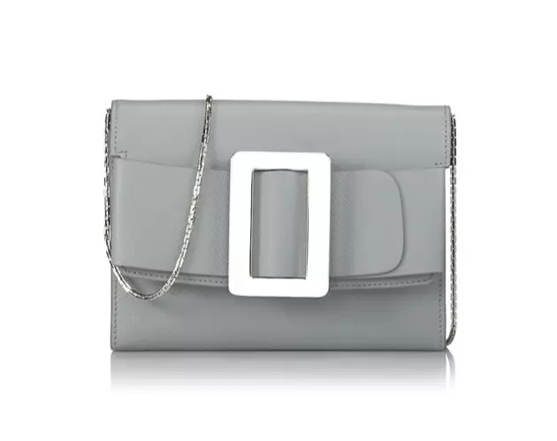 Boyy Buckled Crossbody Phone Case In Grey