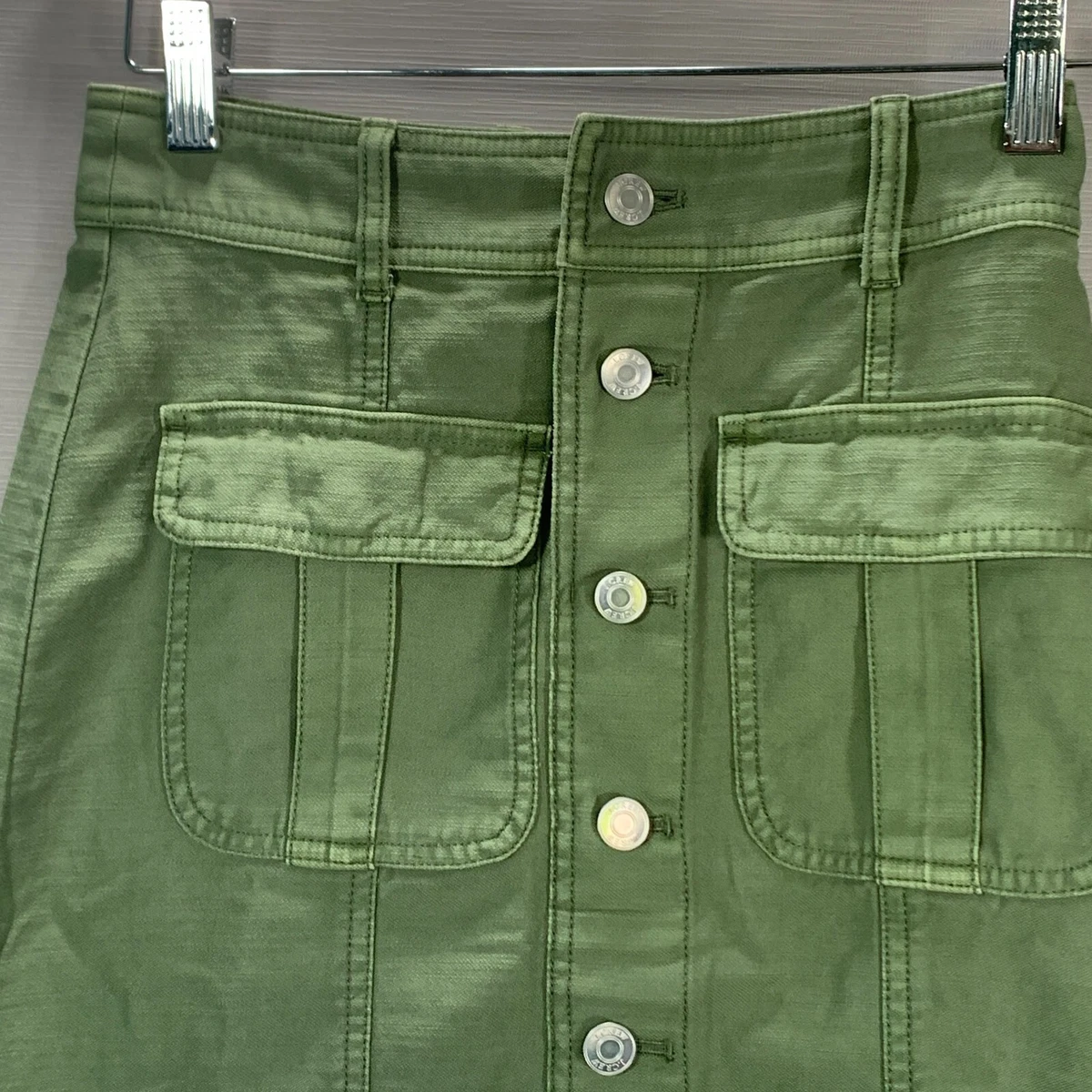 J crew utility clearance skirt