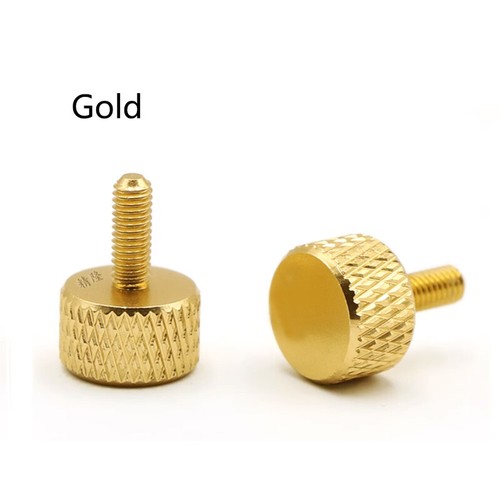 Multicolor Aluminium Alloy Knurled Head Hand Screws M3 M4 Length 6/8/10/12mm New - Picture 10 of 10