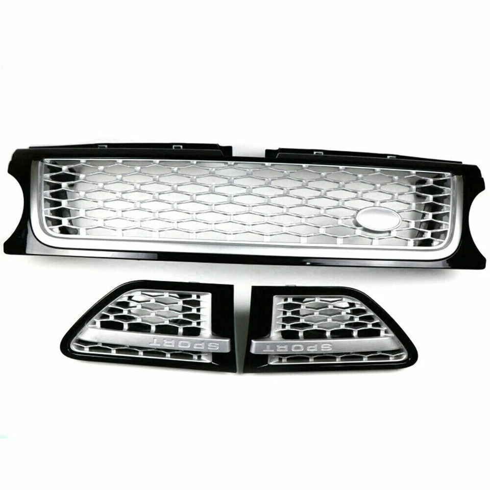 3Pcs Front Grille Side Vent Trim Fits for Land Rover Range Rover Sport 2014-2021 Foto 2 de 4