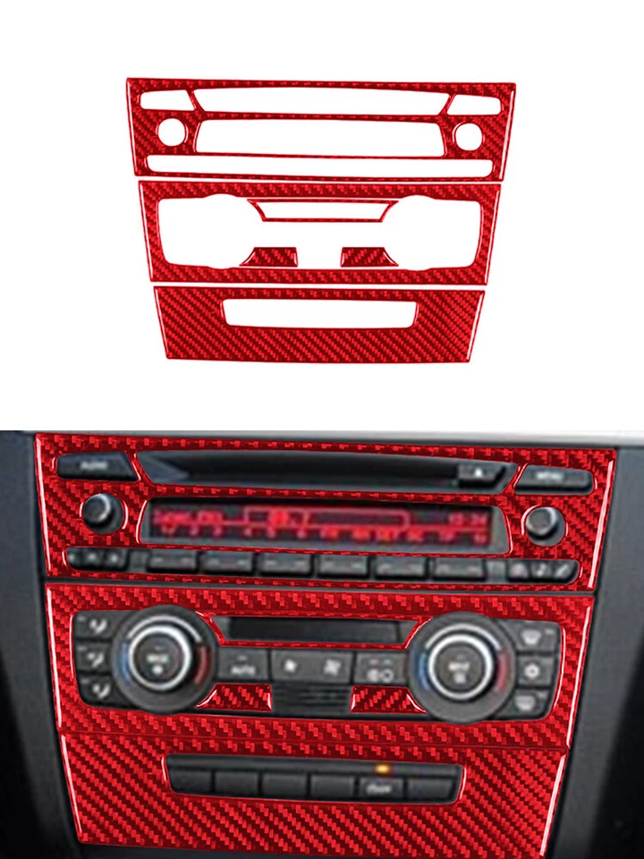 Red Central Control Trim Type C For BMW 1 Series Convertible E82/E88 2008-2013 - image 2 of 4