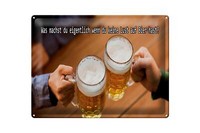 Blechschild Spruch 40X30 Cm Bier Wenn Du Keine Lust Hast Deko Schild